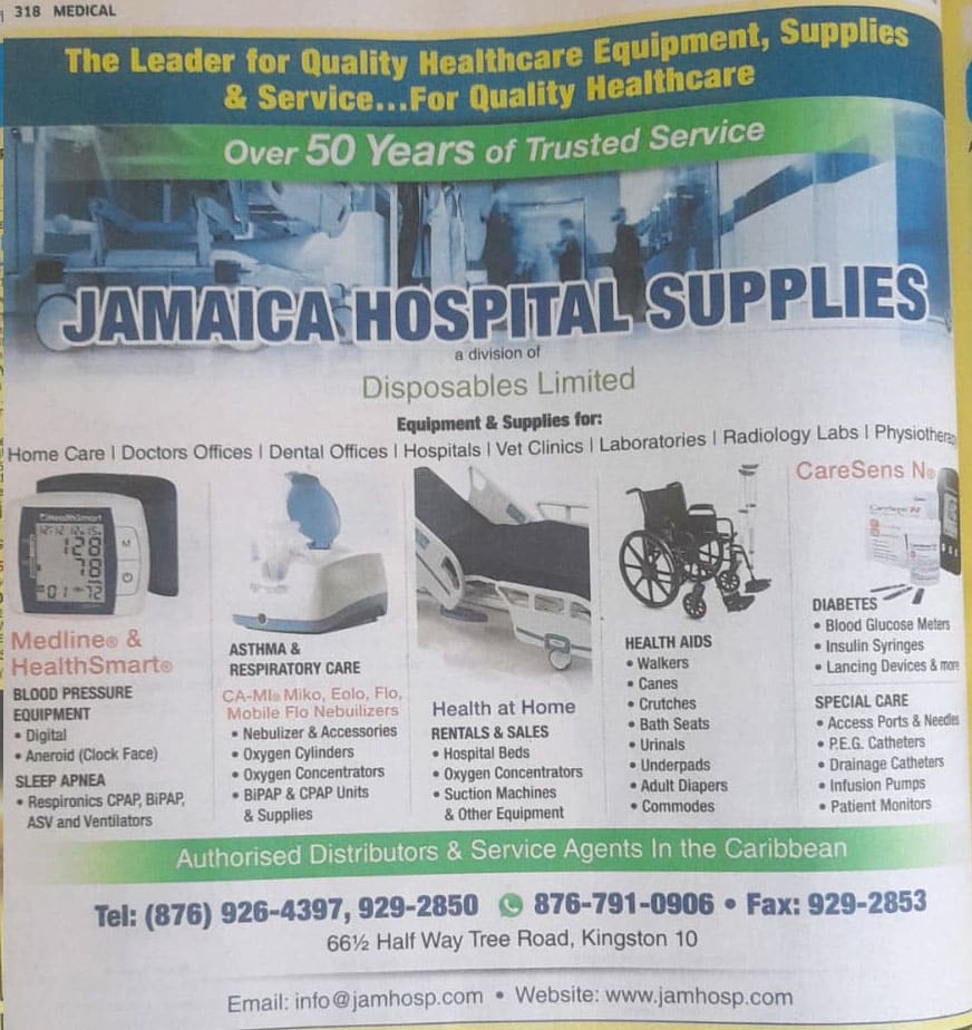 Jamaica Hospital Supplies