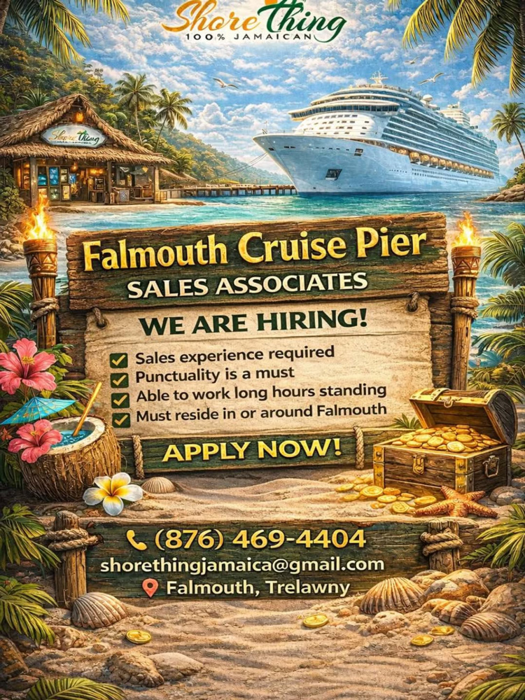 Sales Associates Needed – Falmouth Cruise Pier