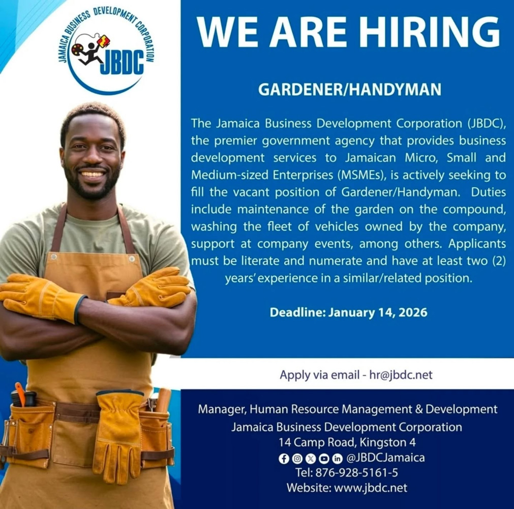 Career Opportunity: Sales Manager – Devenir Jamaica