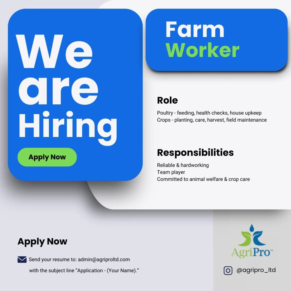 Farm Worker – Poultry & Crops