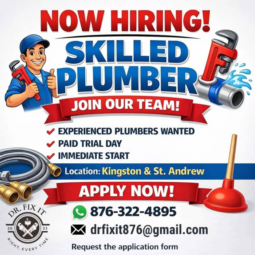 Help Us Keep Kingston Flowing – Dr. Fix It is Hiring!