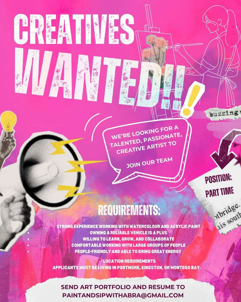 Creatives Wanted – Part-Time Artist Opportunity