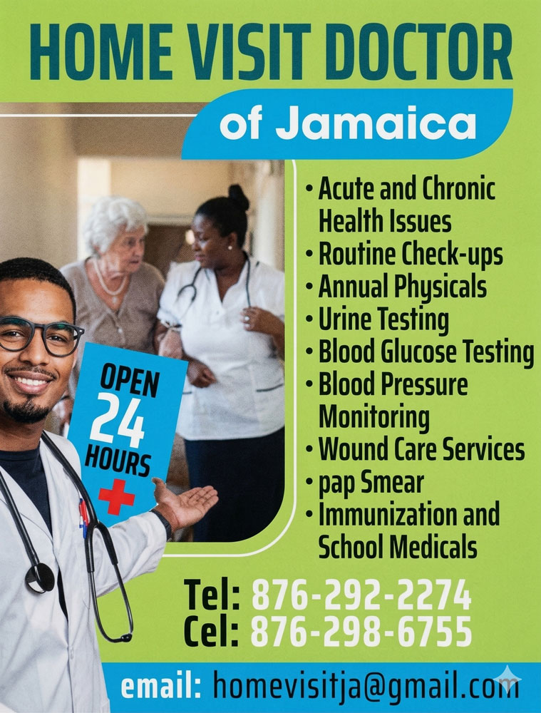 Medical Services: Home Visit Doctor of Jamaica