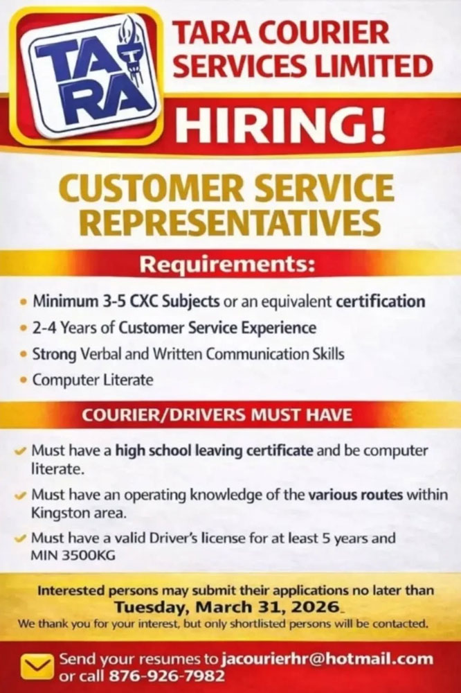 Now Hiring Customer Service Reps & Drivers in Kingston – Apply Today!