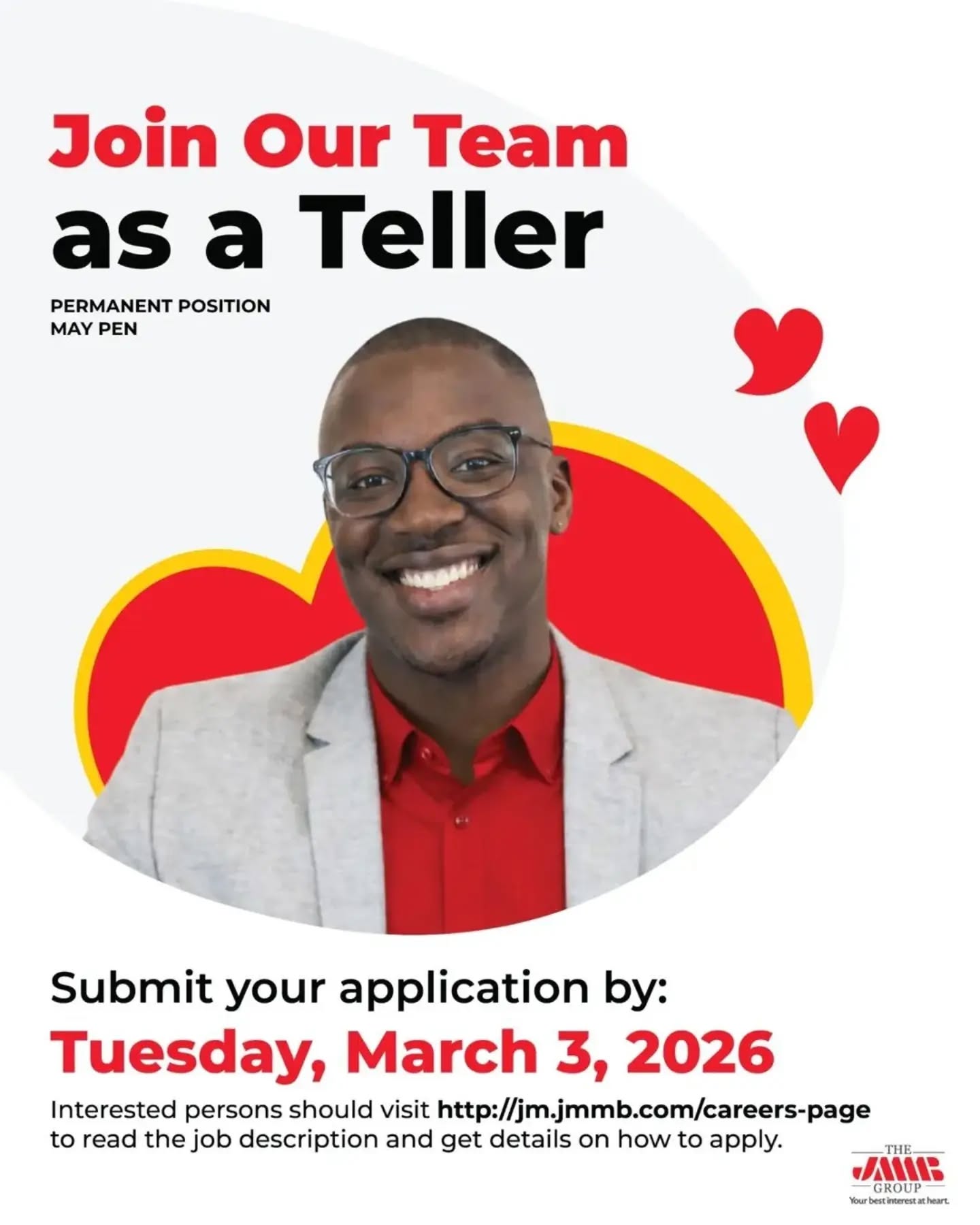 Permanent Teller Position – Apply by March 3, 2026